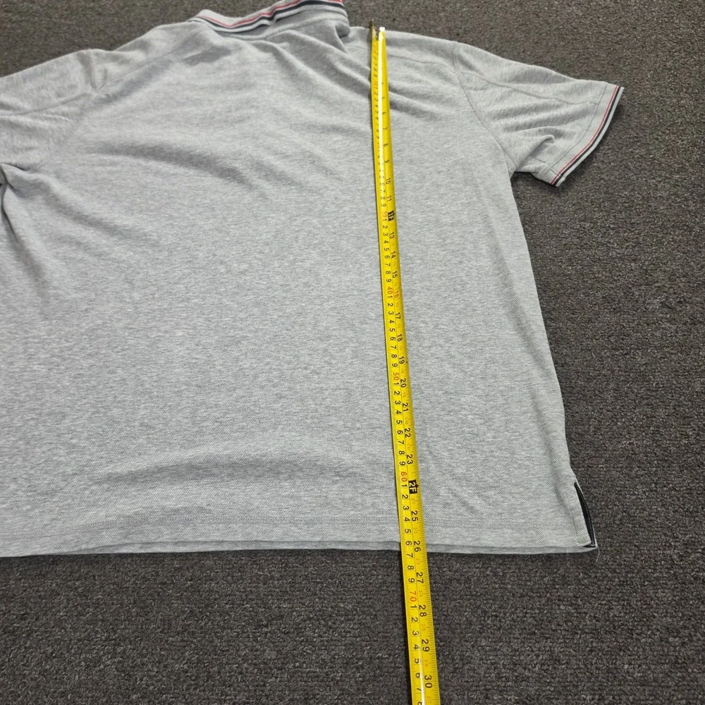Jordan Polo Shirt Mens XL Gray Dri-FIT Jumpman Logo Short Sleeve Athletic Golf